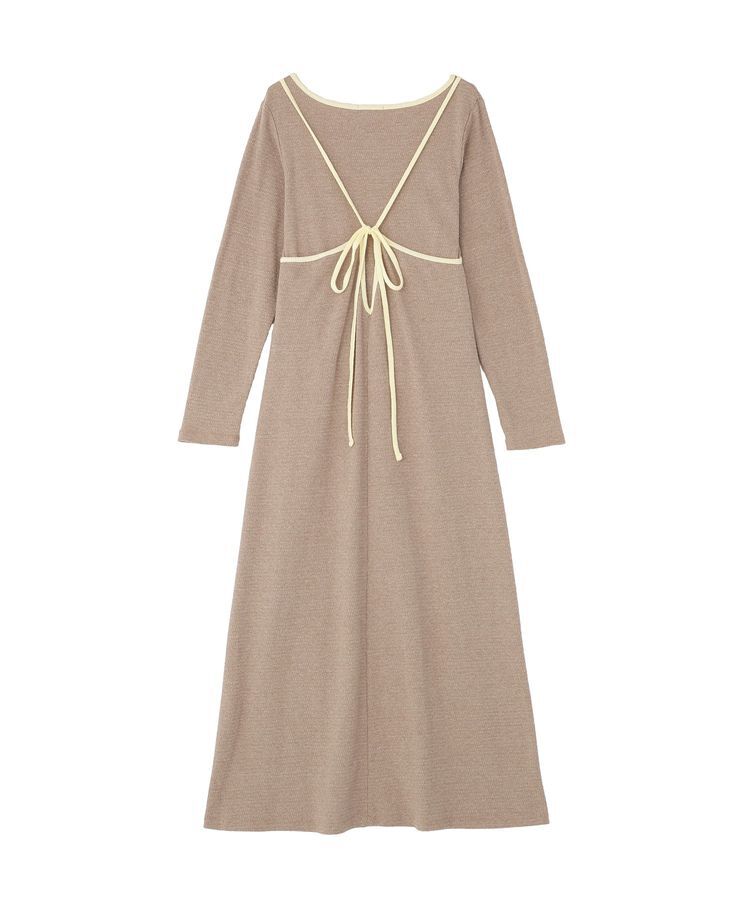 earth music&ecology「【2点SET】レイヤードバイカラーカットワンピース」|ワンピース|