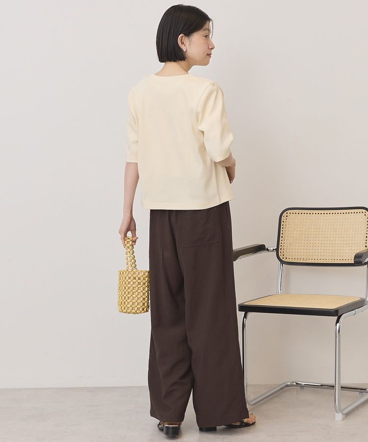 AMERICAN HOLIC「【マルチ機能】リブ半袖カーディガン」|カーディガン|