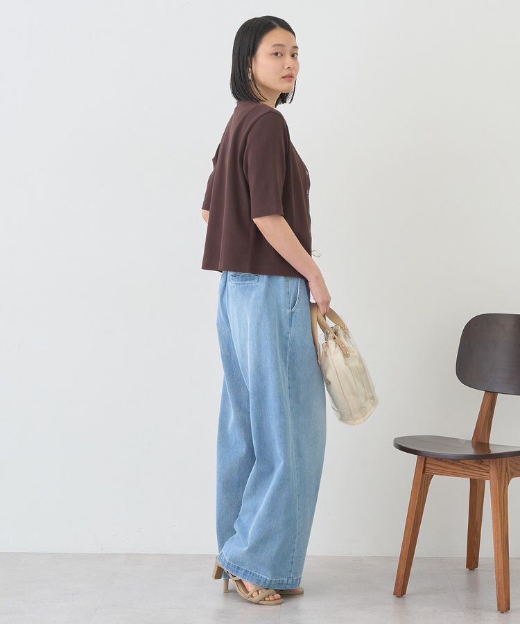 AMERICAN HOLIC「【マルチ機能】リブ半袖カーディガン」|カーディガン|