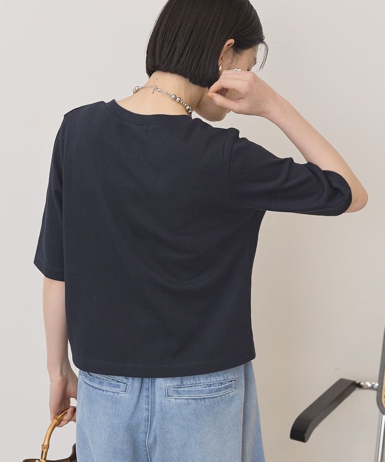 AMERICAN HOLIC「【マルチ機能】リブ半袖カーディガン」|カーディガン|