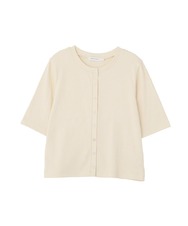 AMERICAN HOLIC「【マルチ機能】リブ半袖カーディガン」|カーディガン|