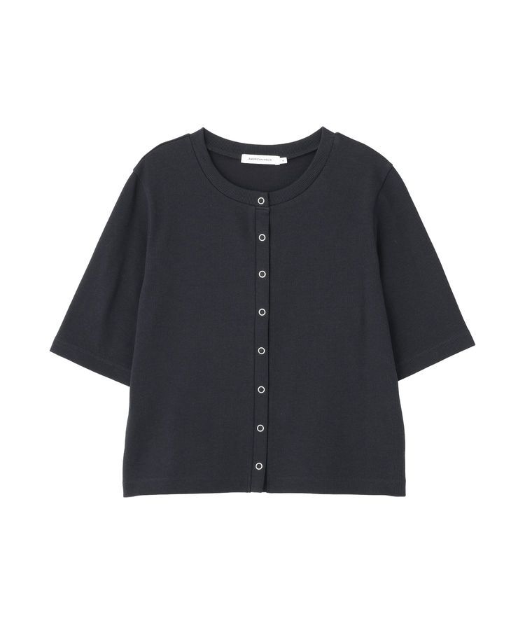 AMERICAN HOLIC「【マルチ機能】リブ半袖カーディガン」|カーディガン|