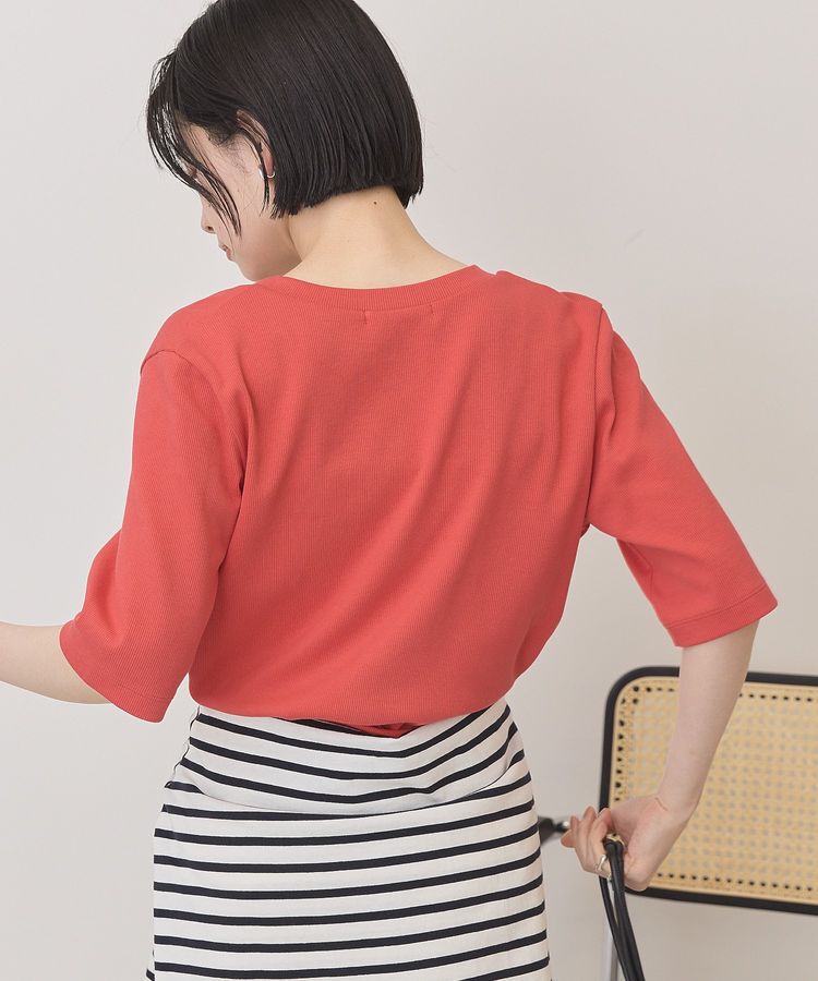 AMERICAN HOLIC「【マルチ機能】リブ半袖カーディガン」|カーディガン|