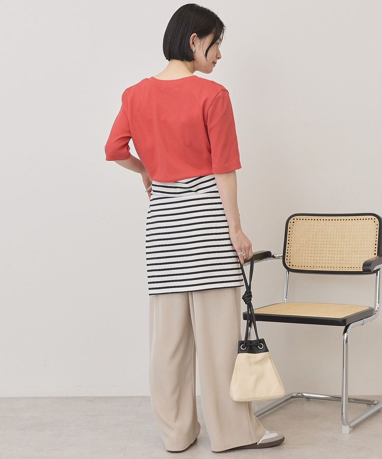 AMERICAN HOLIC「【マルチ機能】リブ半袖カーディガン」|カーディガン|