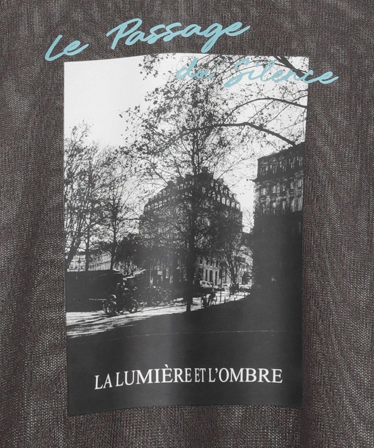 Green Parks「アソートロゴ半袖シアーニットプルオーバー」|ニット・セーター|