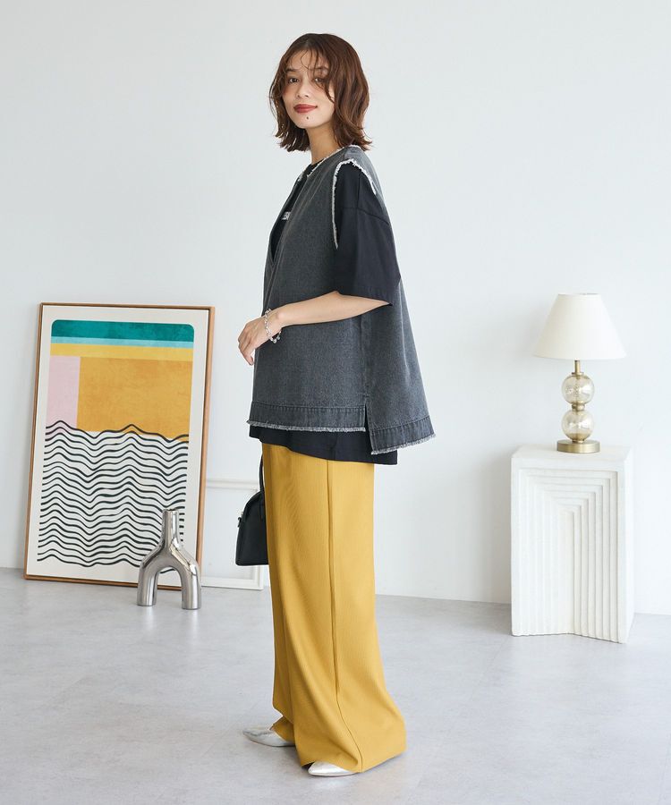 Green Parks「楽ちんプリーツワイドパンツ」|その他|