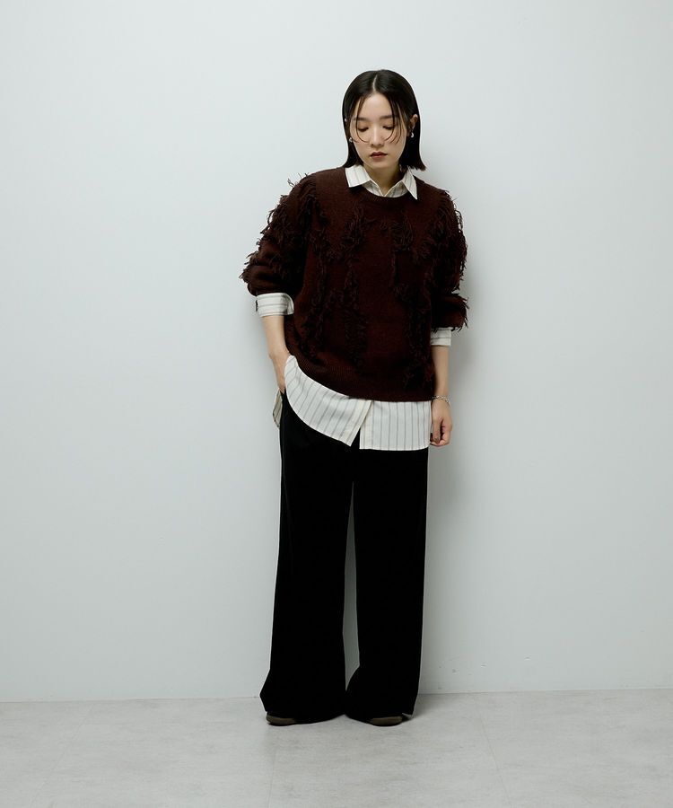 Green Parks「フリンジニットプルオーバー」|ニット・セーター|