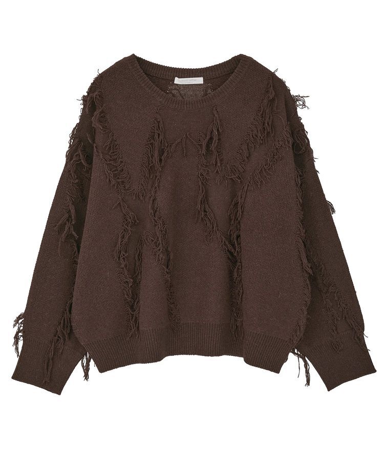 Green Parks「フリンジニットプルオーバー」|ニット・セーター|