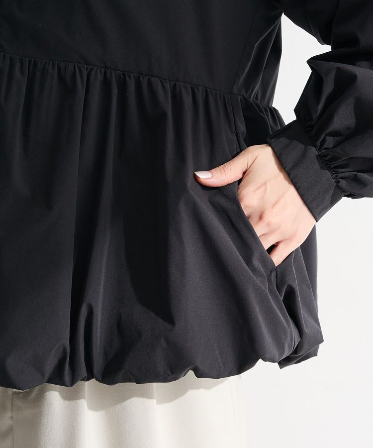 Green Parks「ノーカラーペプラムブルゾン」|ブルゾン・スタジャン|