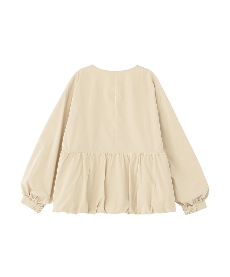 Green Parks「ノーカラーペプラムブルゾン」|ブルゾン・スタジャン|