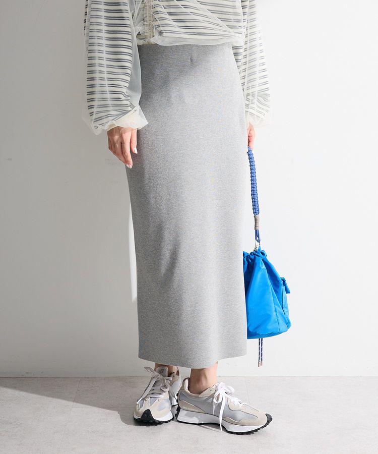 Green Parks「ニットタイトスカート」|タイト|Gray Mixture