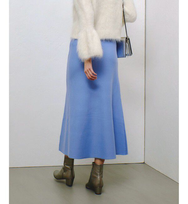allureville「【セットアップ対応可能】ウール混Wフェイスナローマーメイドスカート」|スカート|