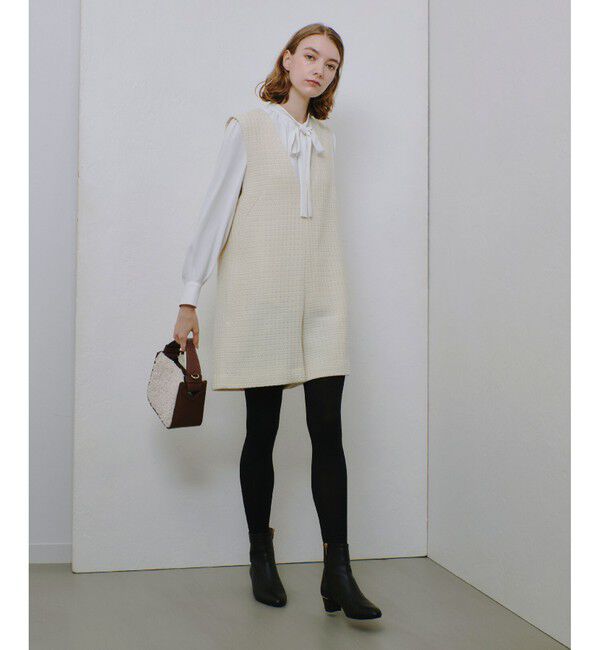 allureville「ウールロービングコンビネゾン」|オールインワン|