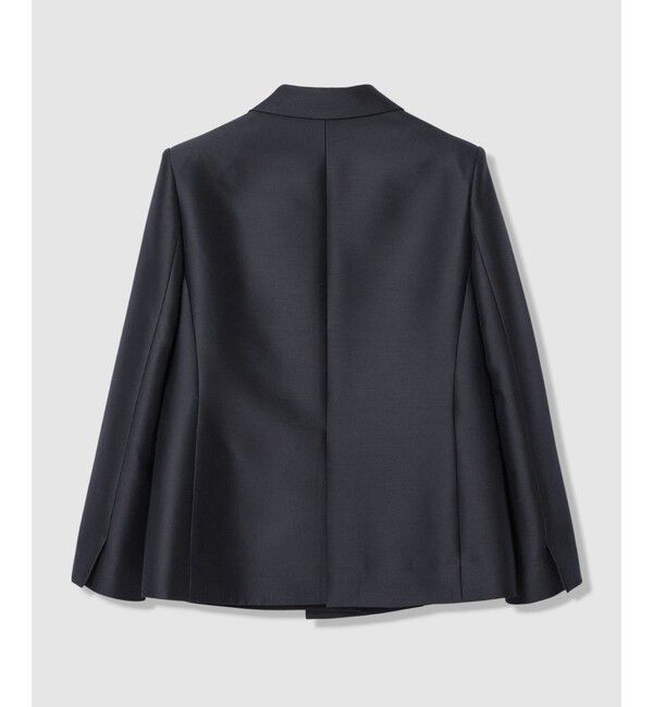 LOULOU WILLOUGHBY「【LOULOU WILLOUGHBY】シルクウールツイルダブルジャケット」|テーラードジャケット|