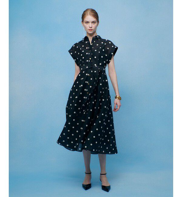 LOULOU WILLOUGHBY「◇【LOULOU WILLOUGHBY】オーガンドットワンピース」|ワンピース|