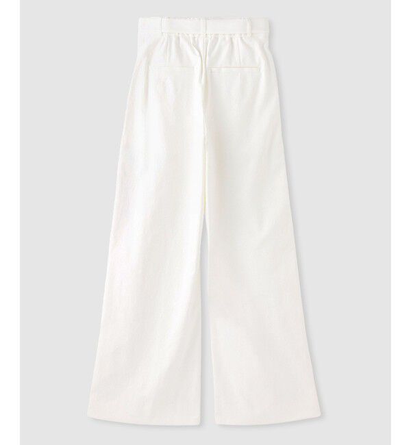 allureville「シェルタリングタックワイドパンツ」|チノ|