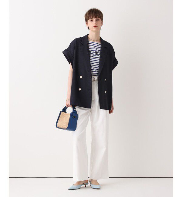 allureville「シェルタリングタックワイドパンツ」|チノ|