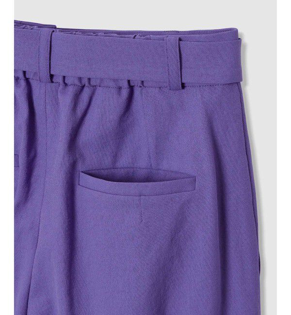 allureville「シェルタリングタックワイドパンツ」|チノ|