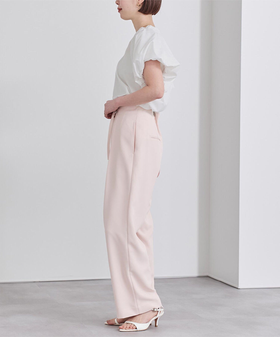 ur's「バルーンデザインキーネックブラウス」|シャツ・ブラウス|