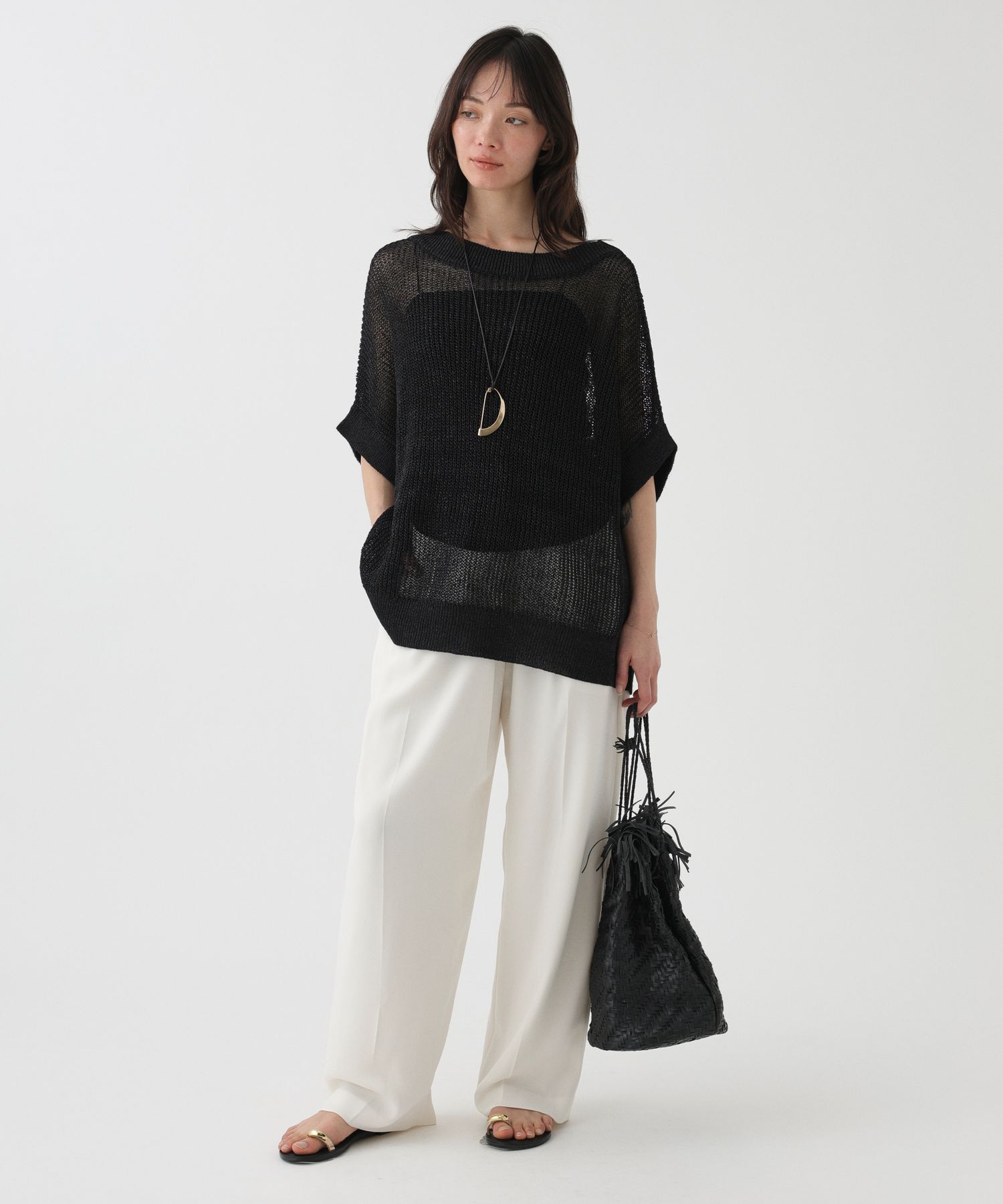  「【スタッフ企画】【先行予約】ジョーゼットアジャストパンツ」|スラックス|