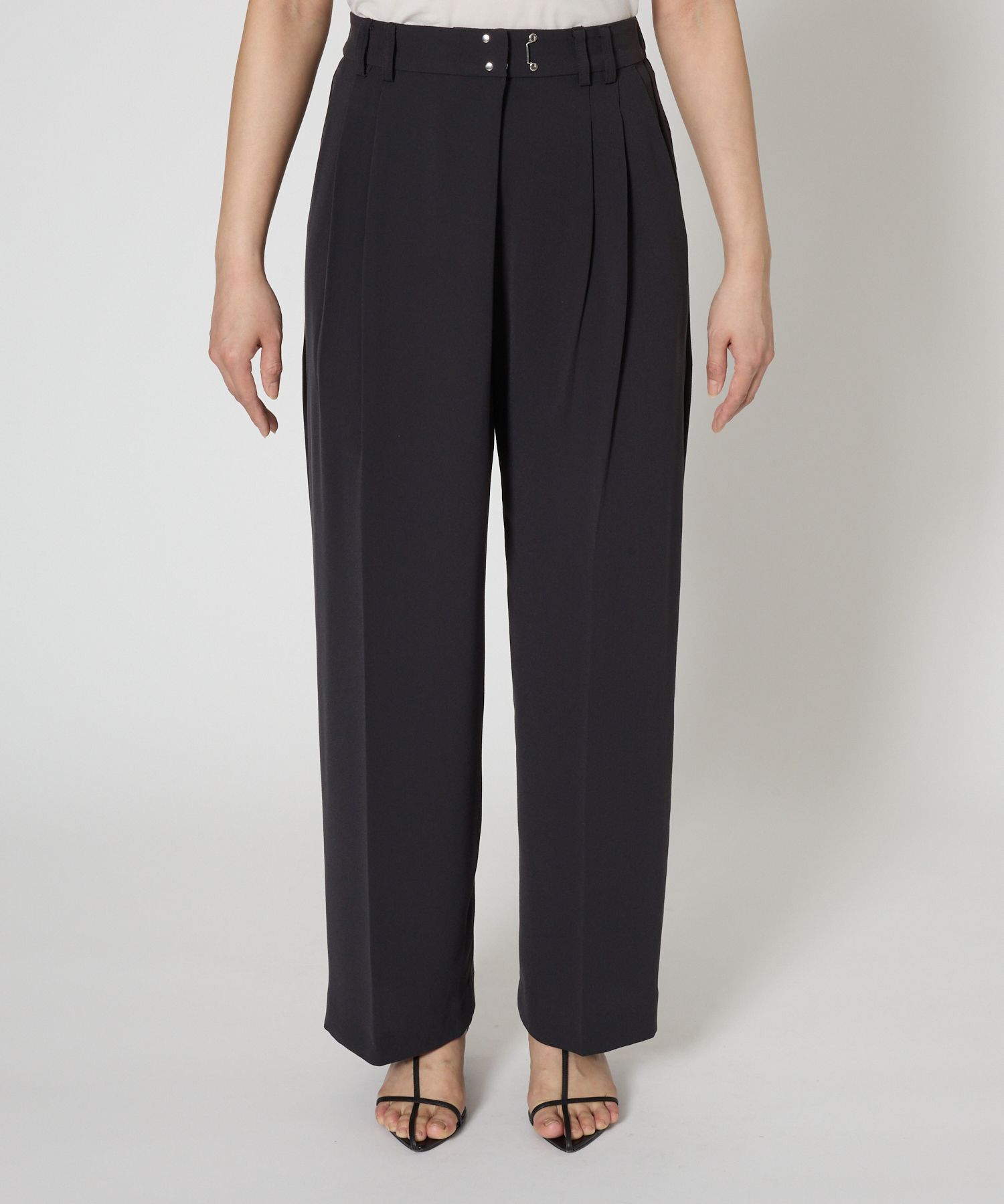  「【スタッフ企画】【先行予約】ジョーゼットアジャストパンツ」|スラックス|