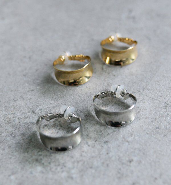  「メタルフープイヤリング」|イヤリング|