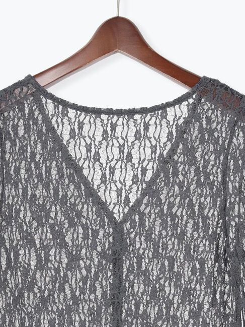 Te chichi「カットレースVネックカーディガン」|カーディガン|