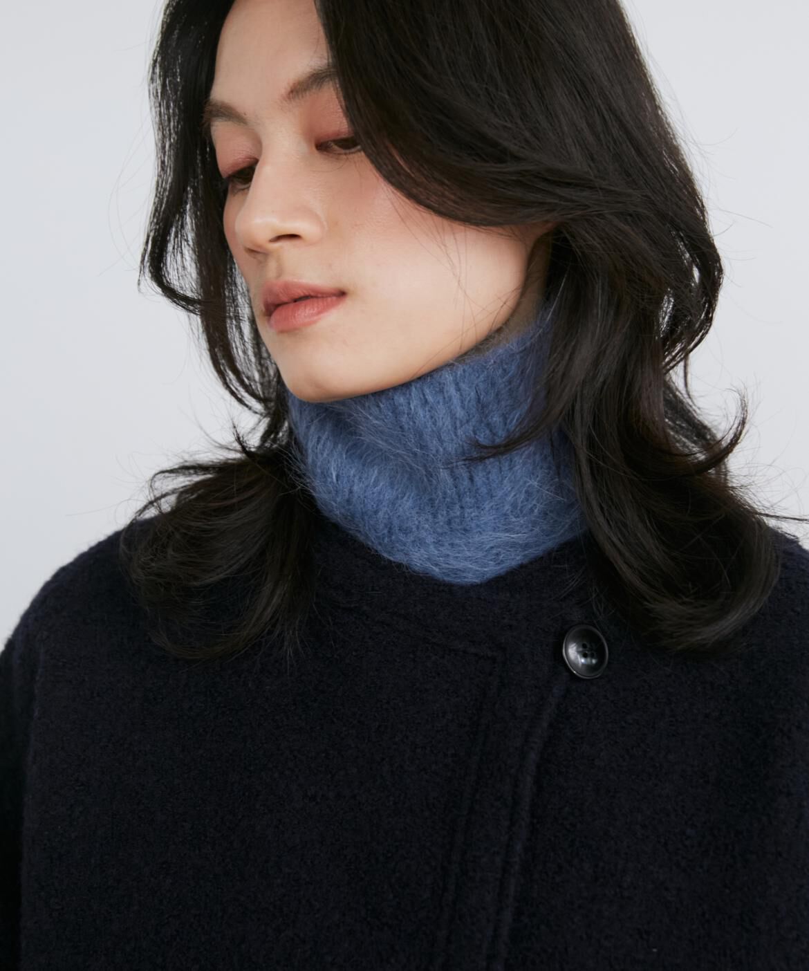 INED「TOURNIERツィードハーフコート《la veille by SUPERIOR CLOSET》」|ピーコート|