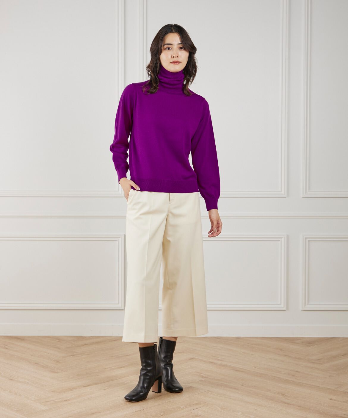 DAY by DAY it&rsquo;s international「ウォッシャブルウールベーシックタートルネックニット《HARMONY》」|ニット・セーター|