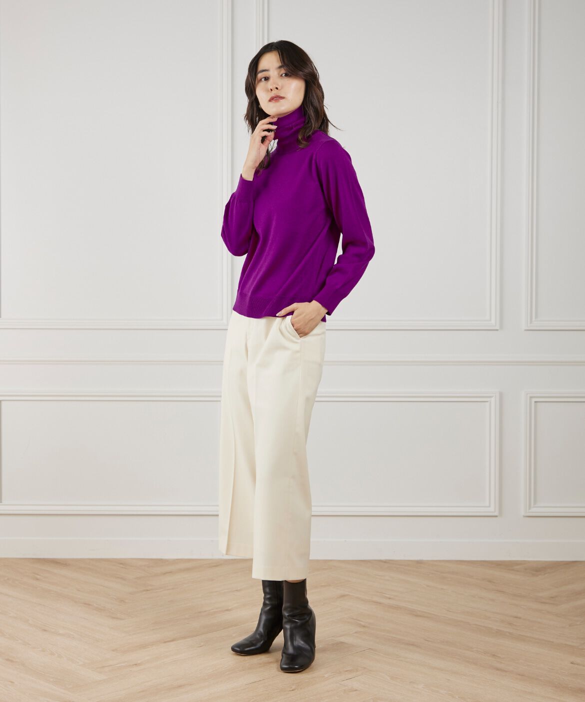 DAY by DAY it&rsquo;s international「ウォッシャブルウールベーシックタートルネックニット《HARMONY》」|ニット・セーター|