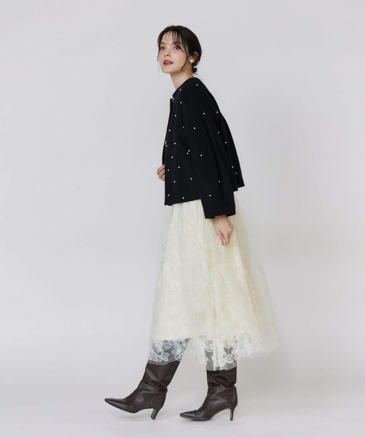 Maglie le cassetto「パールショートコート」|その他|