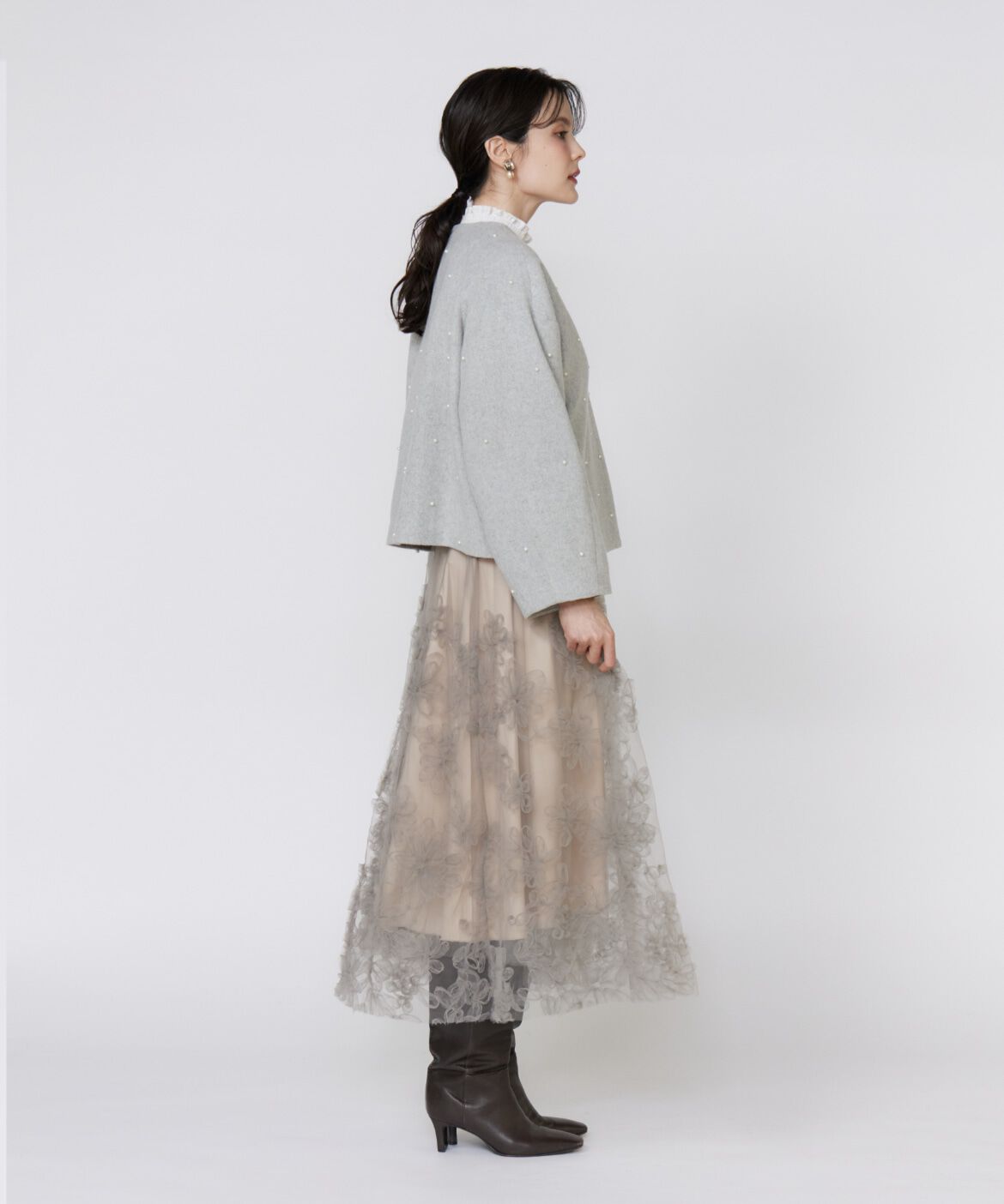 Maglie le cassetto「パールショートコート」|その他|