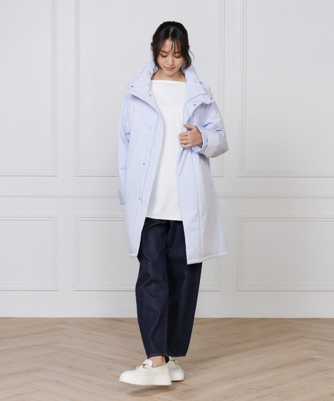 DAY by DAY it&rsquo;s international「スタンドカラー中綿コート」|ダウン|