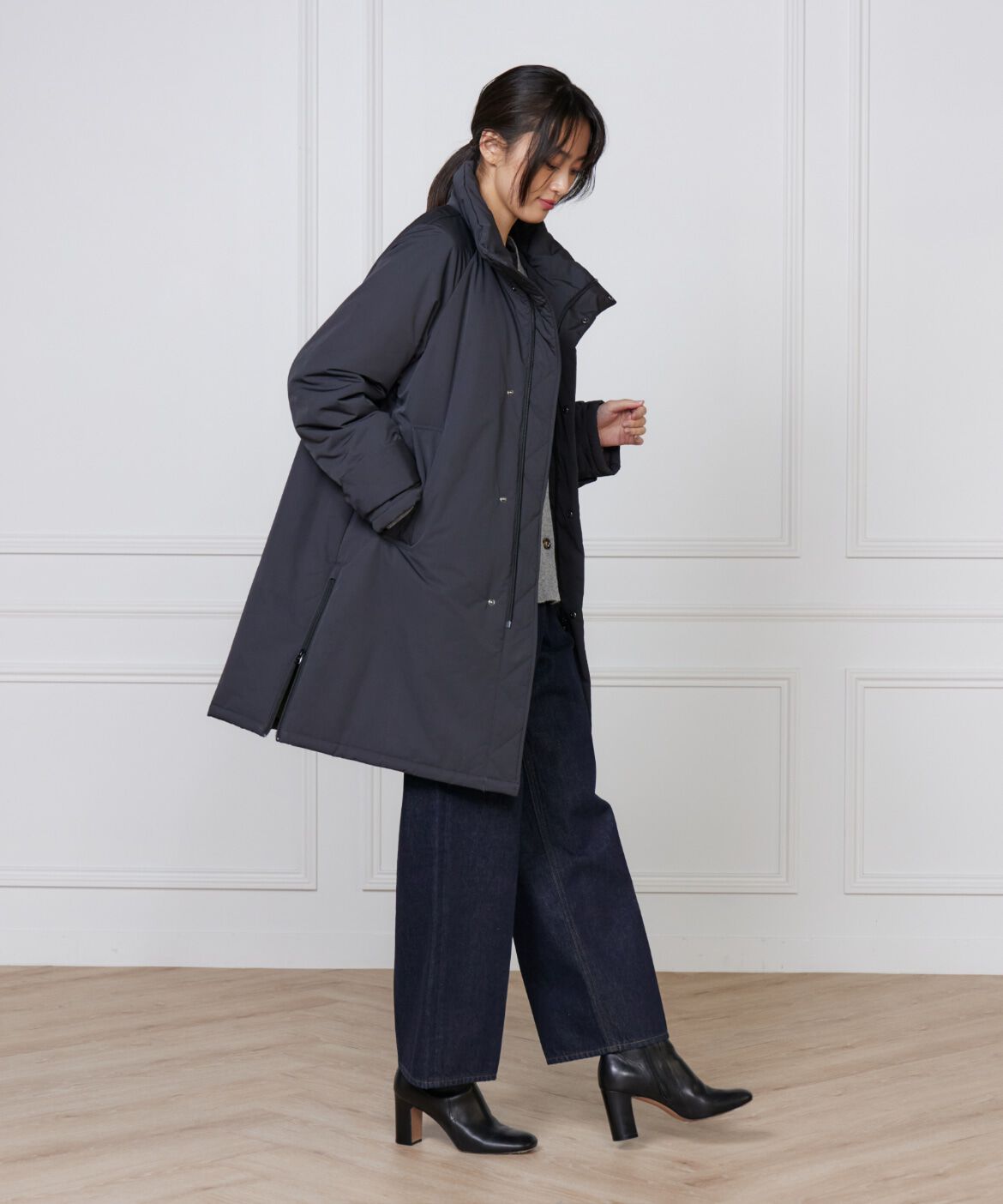 DAY by DAY it&rsquo;s international「スタンドカラー中綿コート」|ダウン|