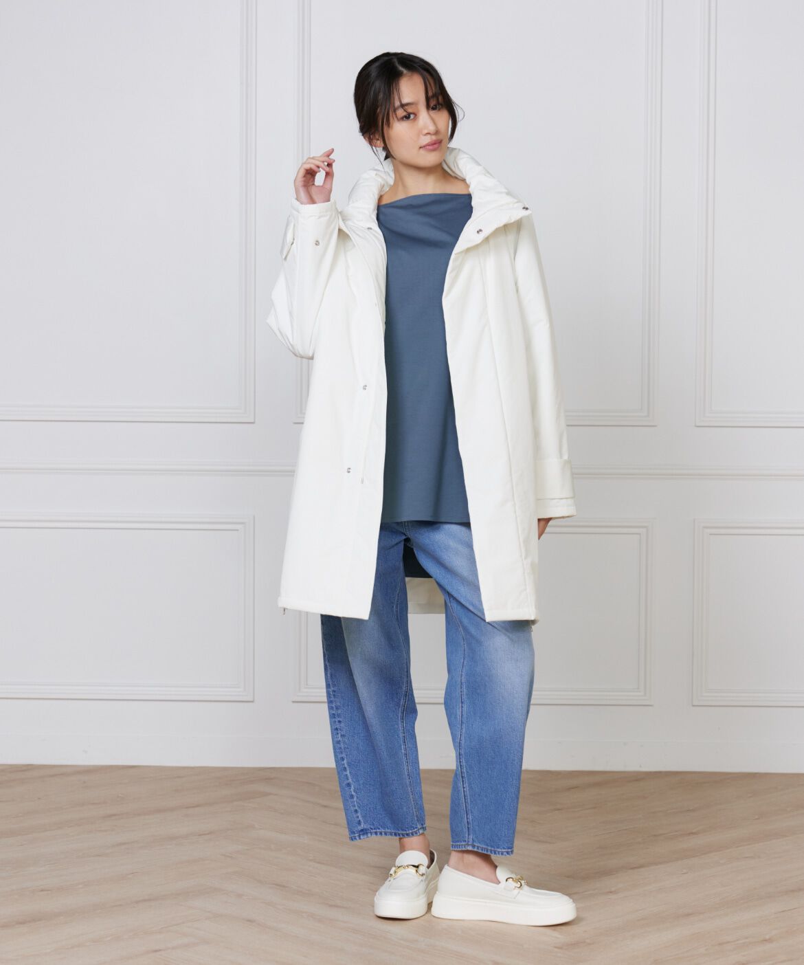 DAY by DAY it&rsquo;s international「スタンドカラー中綿コート」|ダウン|