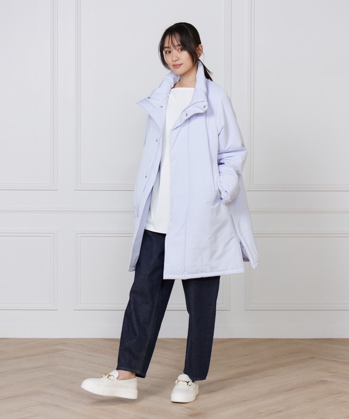 DAY by DAY it&rsquo;s international「スタンドカラー中綿コート」|ダウン|