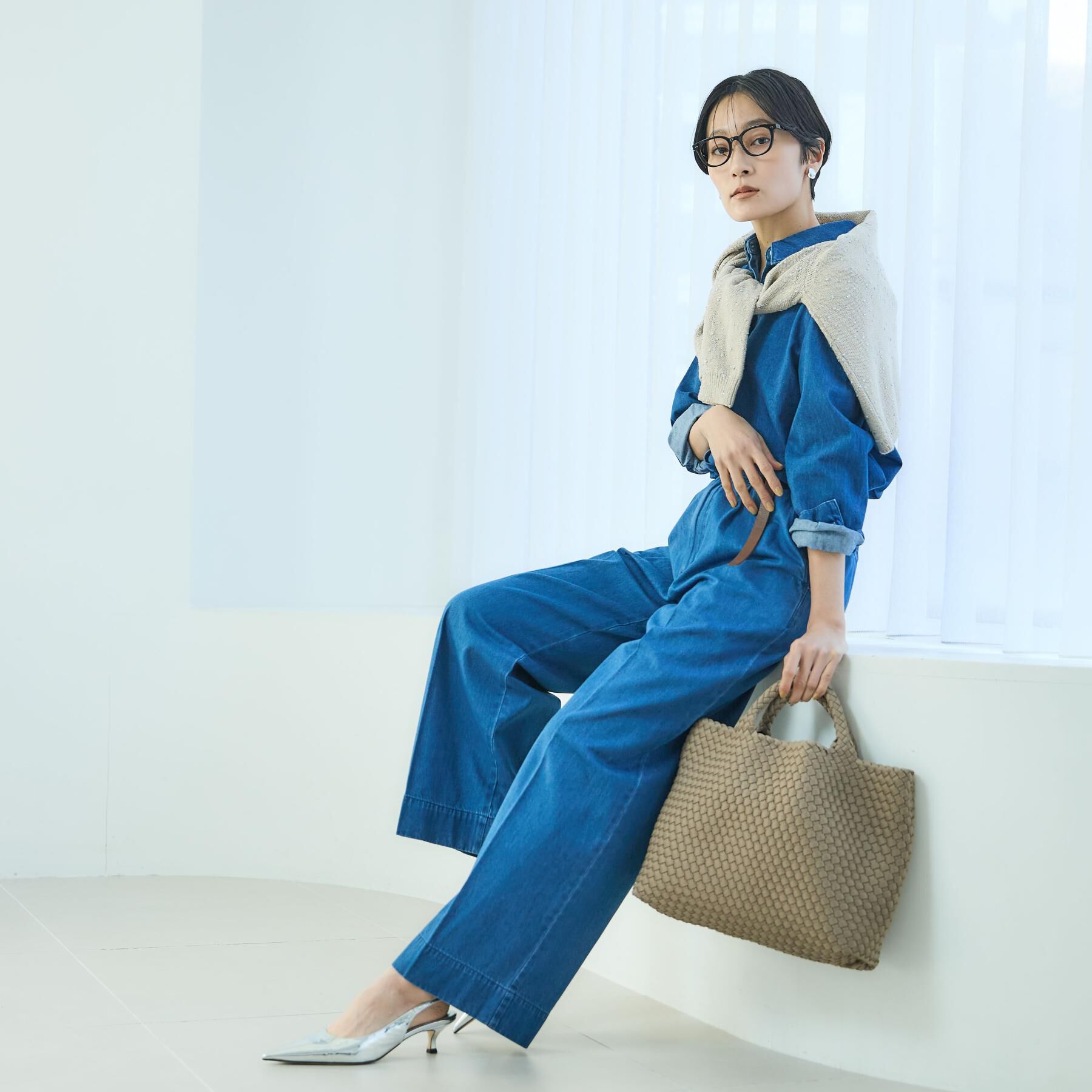 UNTITLED「【古畑星夏さん着用/定番人気】ボンディングメッシュトート」|トートバッグ|