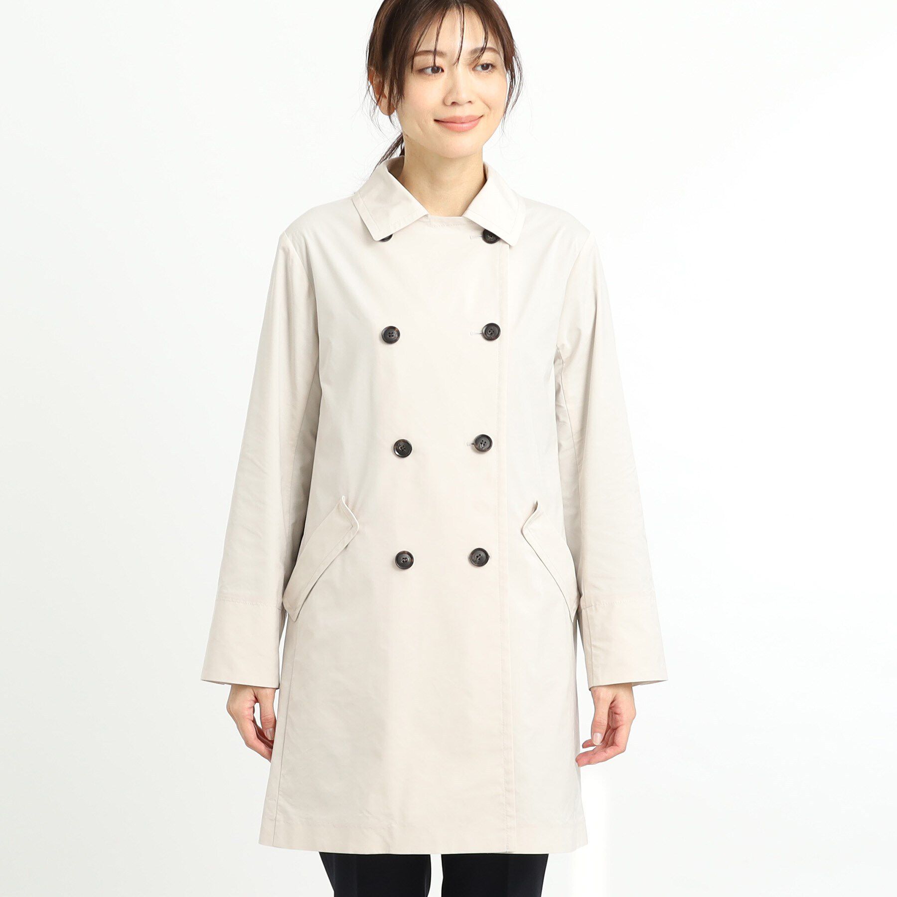 Reflect「【手洗い可／軽い着心地】ストレッチPコート」|ピーコート|