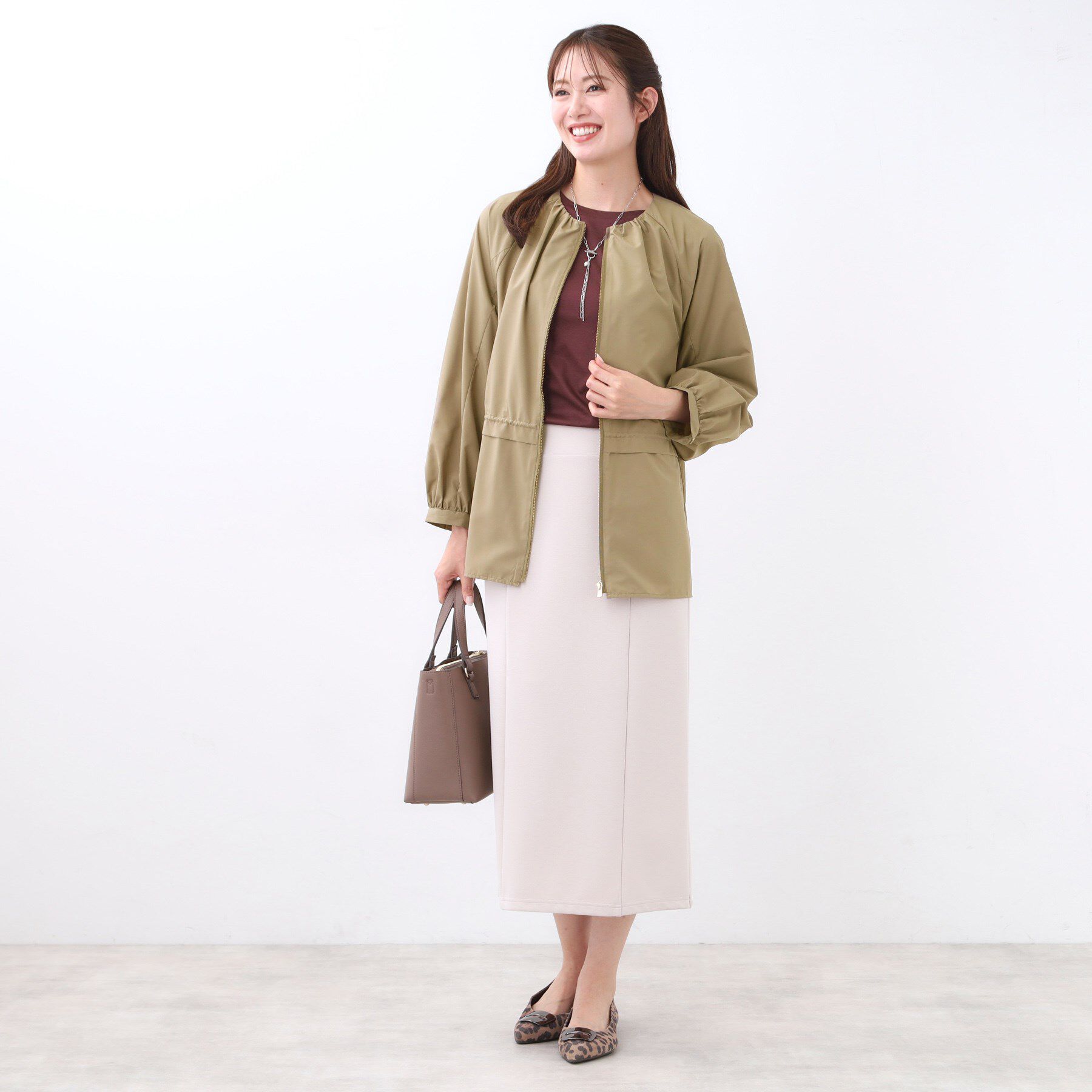 Reflect「【パンツにもスカートにも合わせやすい◎】ライティブルゾン」|ブルゾン・スタジャン|