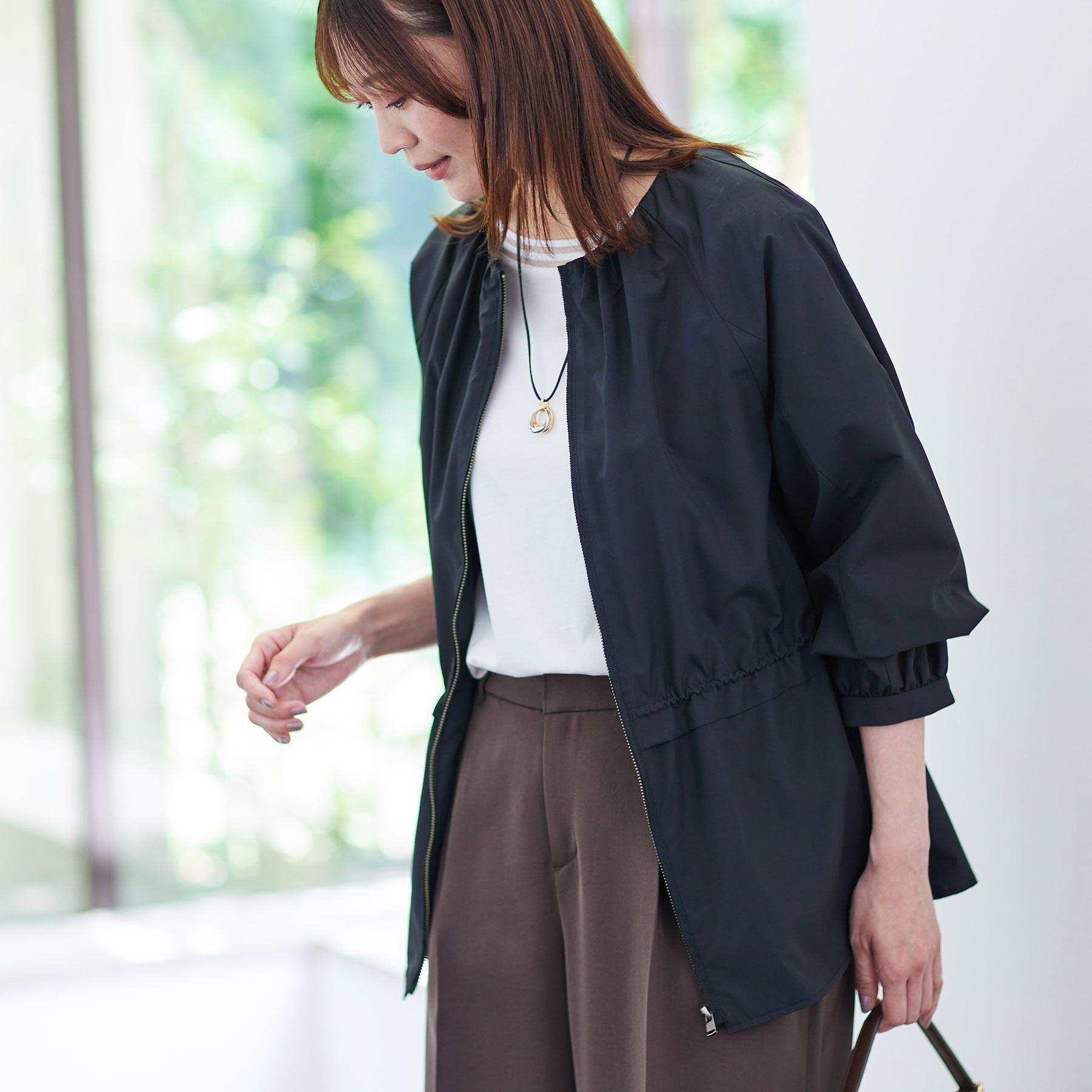 Reflect「【パンツにもスカートにも合わせやすい◎】ライティブルゾン」|ブルゾン・スタジャン|