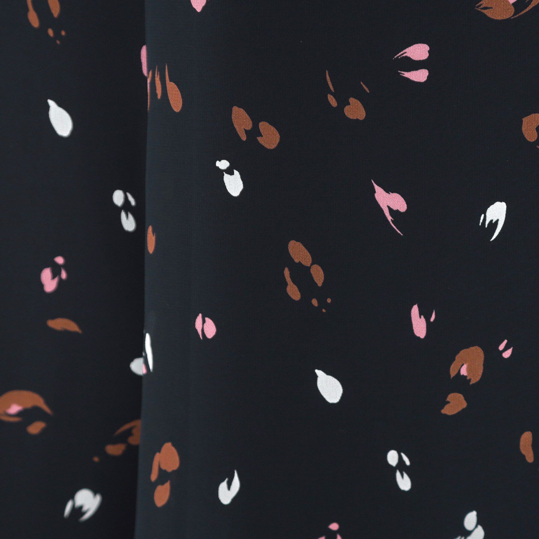 Reflect「【ウエストリボン付き】フレアプリントワンピース」|ワンピース|