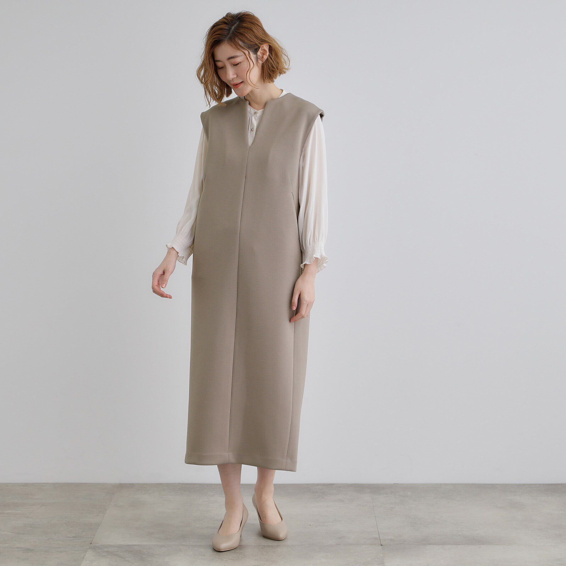grove「ダンボールカルゼキーネックジャンドレ」|ワンピース|