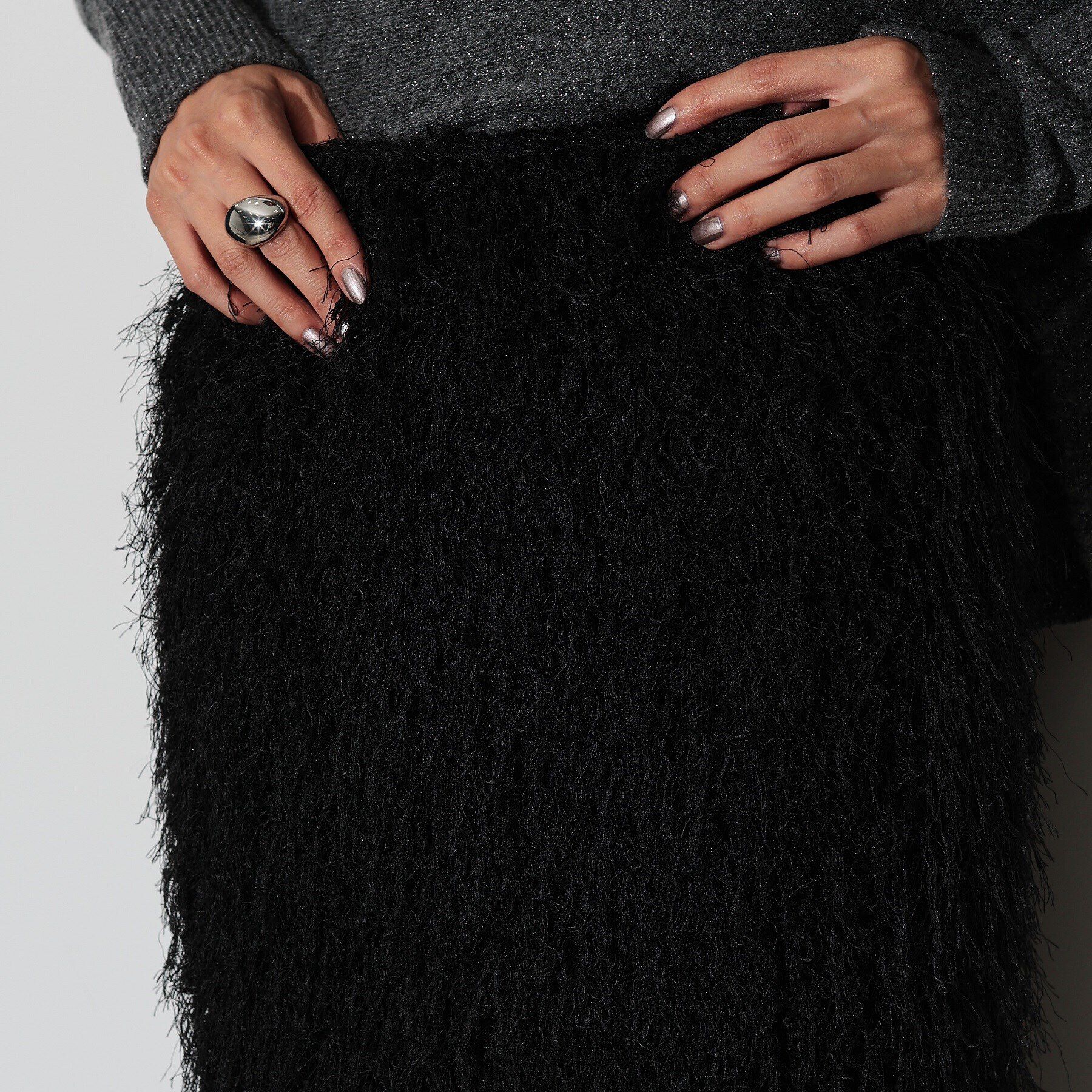 GALLEST「カットシャギータイトスカート」|スカート|