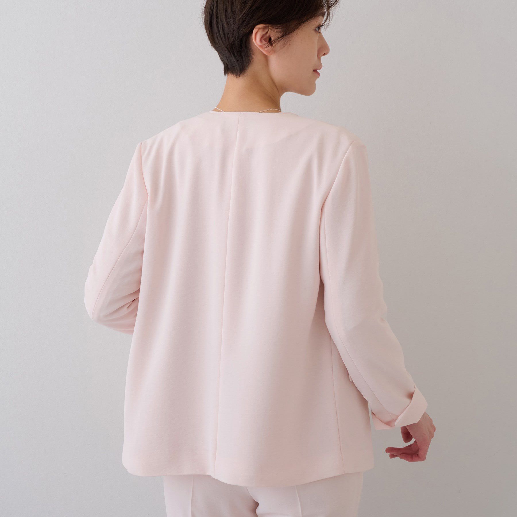 INDIVI「【着る日傘/遮熱/UVケア】ノーカラージャケット」|スーツ|