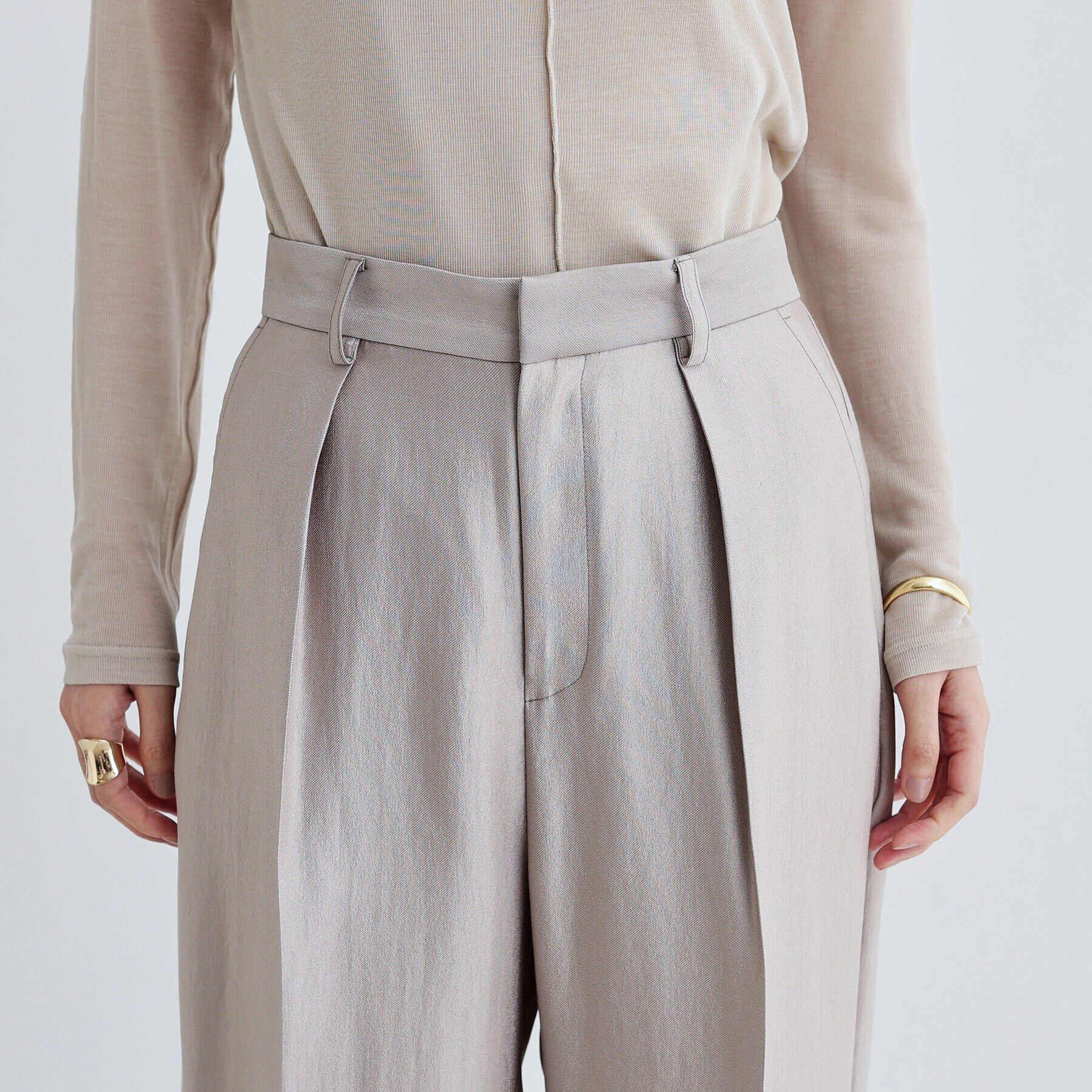 GALLEST「【セレモニー/セットアップ可能】タックストレートパンツ」|その他|