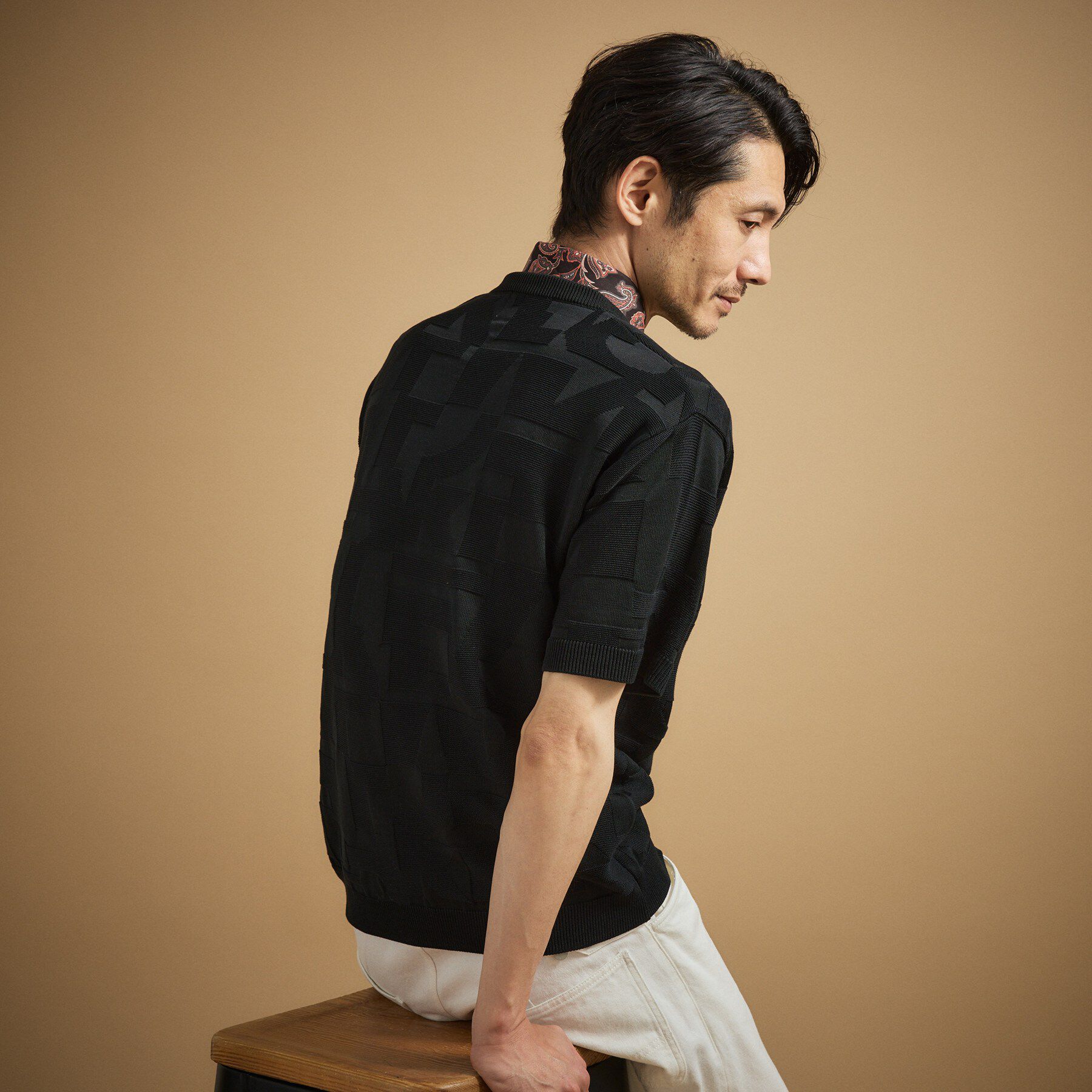 TAKEO KIKUCHI「【徳島ニット】テクスチャー ニット」|ニット・セーター|