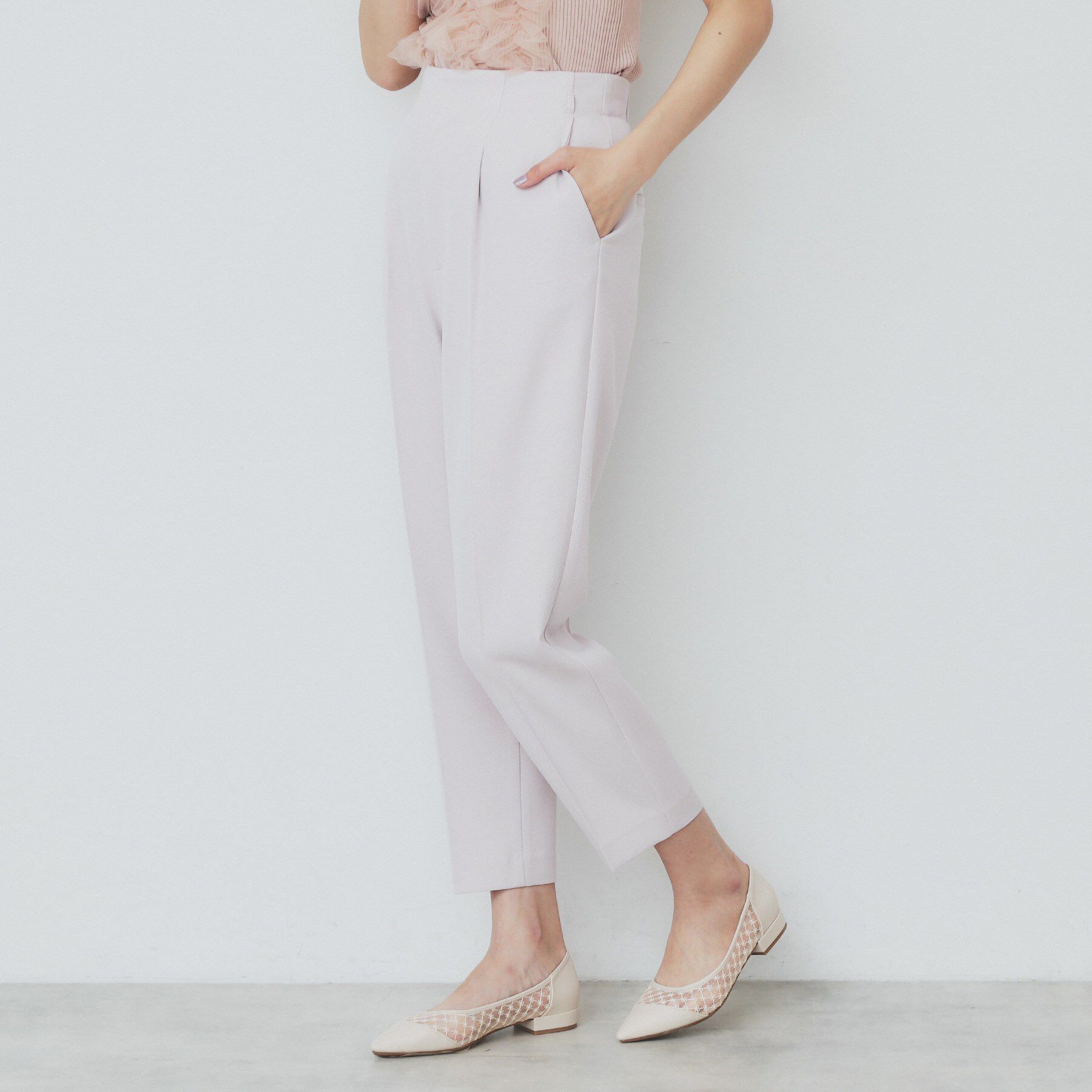 index「ストレッチテーパードパンツ【洗濯機洗い可/吸水速乾/防シワ】」|その他|