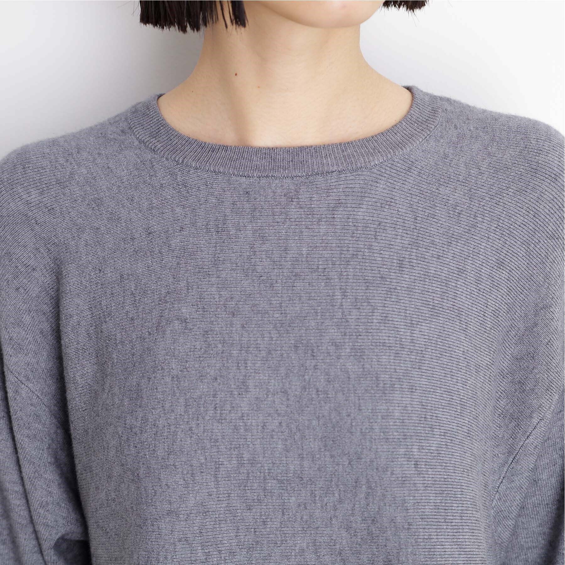 THE SHOP TK「【体形カバー】総針ペプラムニット/洗える」|ニット・セーター|