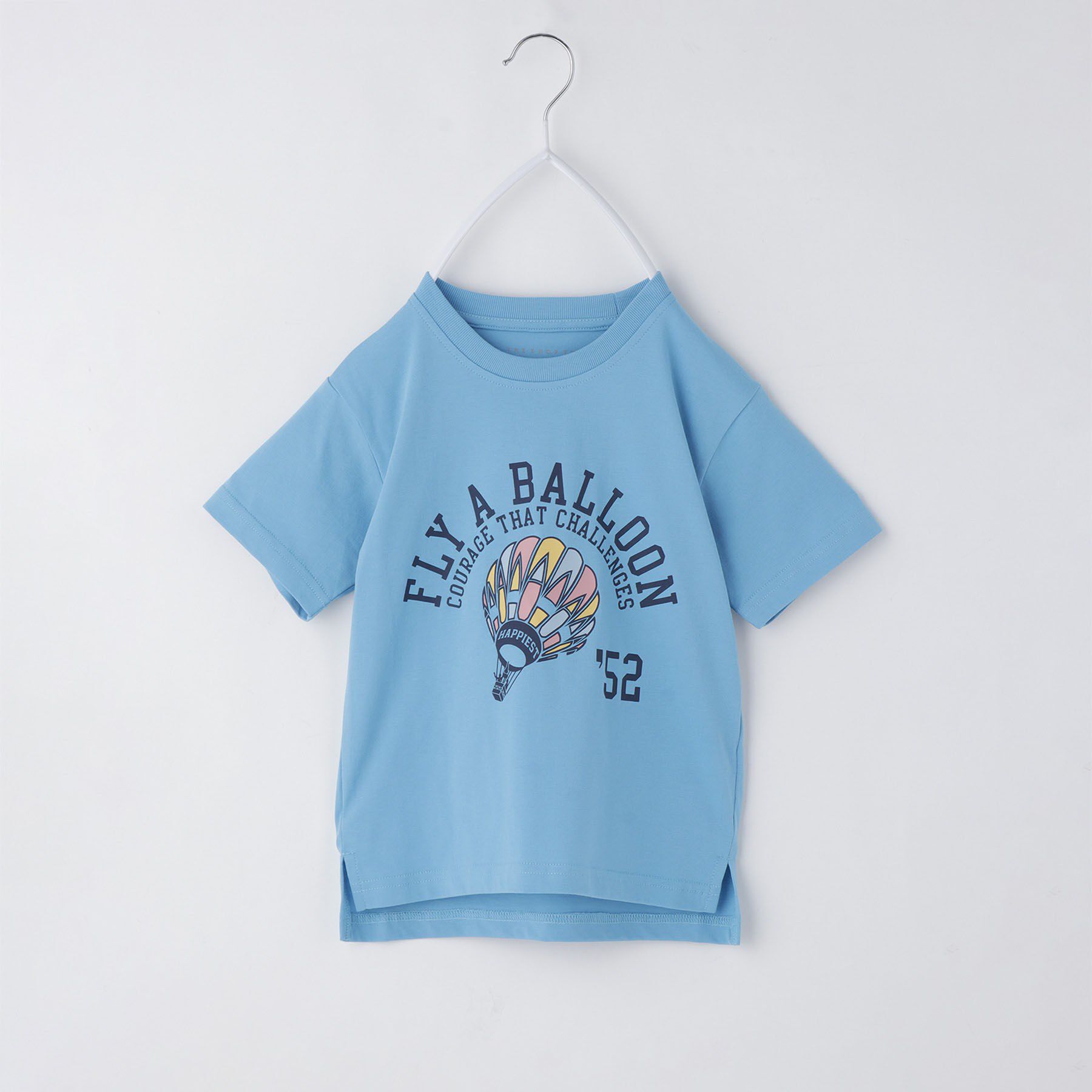 THE SHOP TK「【110－160/6色展開】コットン半袖Tシャツ/洗濯機OK」|Tシャツ・カットソー|ブルー(491)