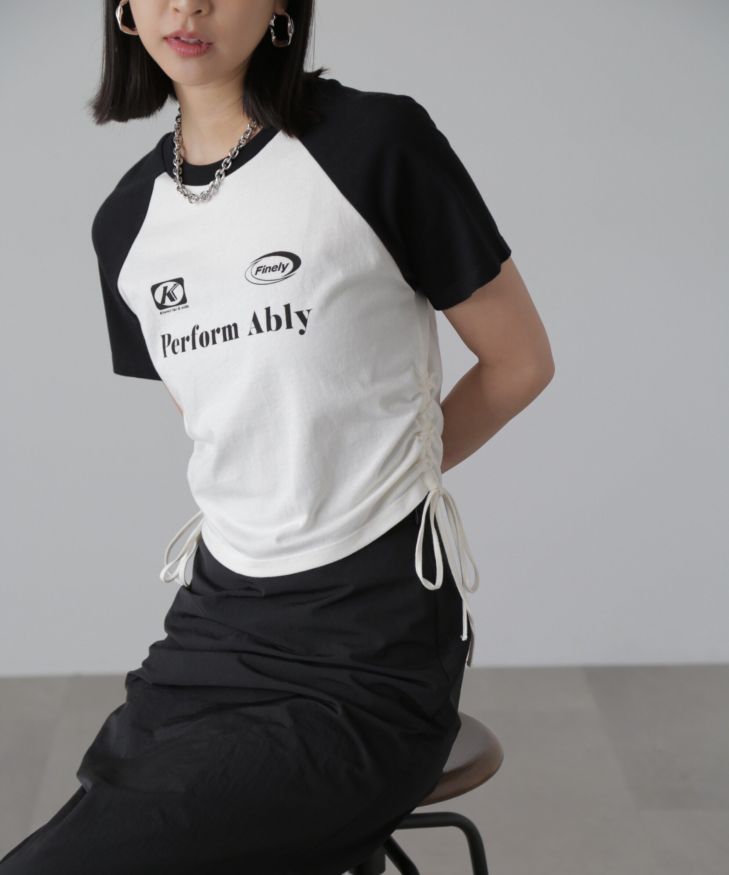  「ドロストラグランTシャツ」|Tシャツ・カットソー|